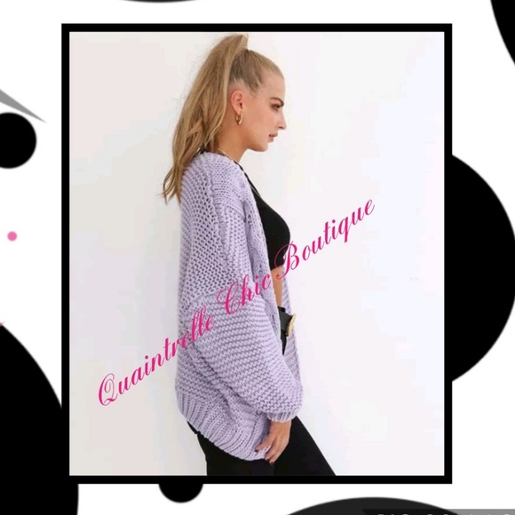 🎉HP🎉SWEET ON YOU CHUNKY CABLE KNIT CARDIGAN - Picture 3 of 5